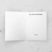 Romantic Yummy Gingerbrood Couple Card Kaart (Binnen)