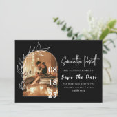 Romantic - Zwarte Arch met fijne smaak - sla de da Kaart (Staand voorkant)