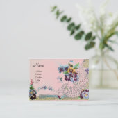 ROMANTICA 2 Monogram Visitekaartje (Staand voorkant)