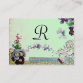 ROMANTICA 2 Monogramme Visitekaartje (Achterkant)