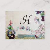ROMANTICA 2 Monogramme Visitekaartje (Achterkant)