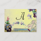ROMANTICA 2 Monogramme Visitekaartje (Achterkant)