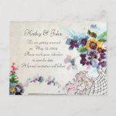 ROMANTICA 2 SAVE THE DATE AANKONDIGINGSKAART (Achterkant)