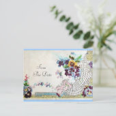 ROMANTICA 2 SAVE THE DATE AANKONDIGINGSKAART (Staand voorkant)