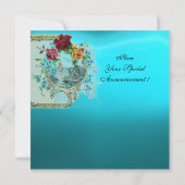 ROMANTİCA 3 BLUE AQUAMARINE MONOGRAM AANKONDIGING (Achterkant)