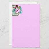 ROMANTİCA 3 MONOGRAM BRIEFPAPIER (Voorkant / Achterkant)