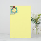 ROMANTİCA 3 MONOGRAM BRIEFPAPIER (Staand voorkant)