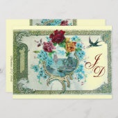 ROMANTİCA 3 MONOGRAM Gold metallic paper 2 Kaart (Voorkant / Achterkant)