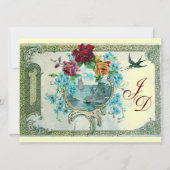 ROMANTİCA 3 MONOGRAM Gold metallic papier Kaart (Voorkant)