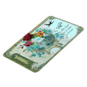 ROMANTİCA 3 MONOGRAM, slaat de datum op Magneet (Linkerzijde)