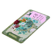 ROMANTİCA 3 MONOGRAM, sparen de Datum, Wit Magneet (Linkerzijde)