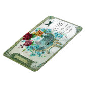 ROMANTİCA 3 MONOGRAM, sparen de Datum, Wit Magneet (Linkerzijde)