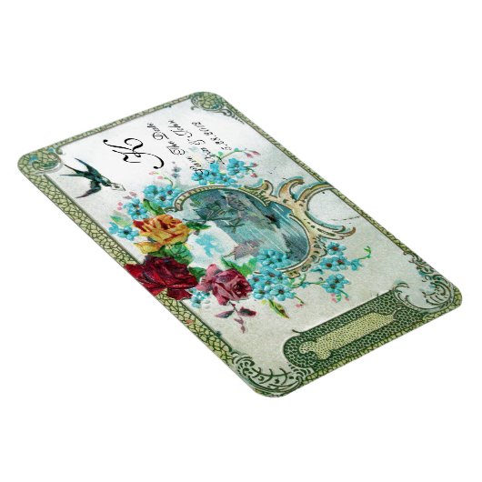 ROMANTİCA 3 MONOGRAM, sparen de Datum, Wit Magneet (Rechterzijde)