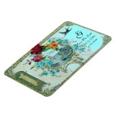 ROMANTİCA 3 MONOGRAM, sparen de Datum, Wit Magneet (Linkerzijde)