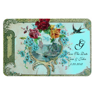 ROMANTİCA 3 MONOGRAM, sparen de Datum, Wit Magneet