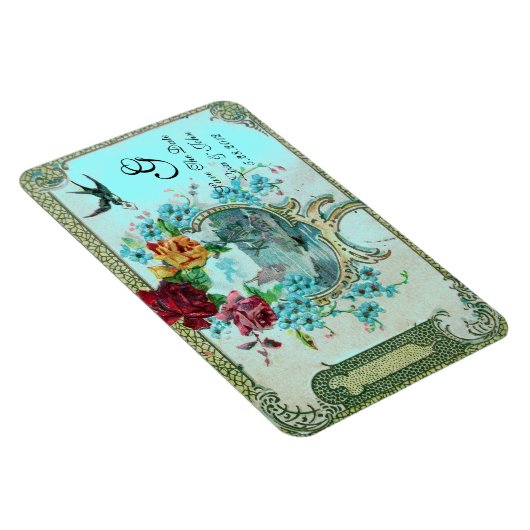 ROMANTİCA 3 MONOGRAM, sparen de Datum, Wit Magneet (Rechterzijde)