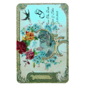 ROMANTİCA 3 MONOGRAM, sparen de Datum, Wit Magneet (Verticaal)