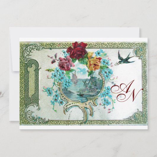 ROMANTİCA 3 MONOGRAM white, champagne metallic Aankondiging (Voorkant)