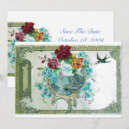 ROMANTICA 3 SAVE THE DATE (Voorkant / Achterkant)