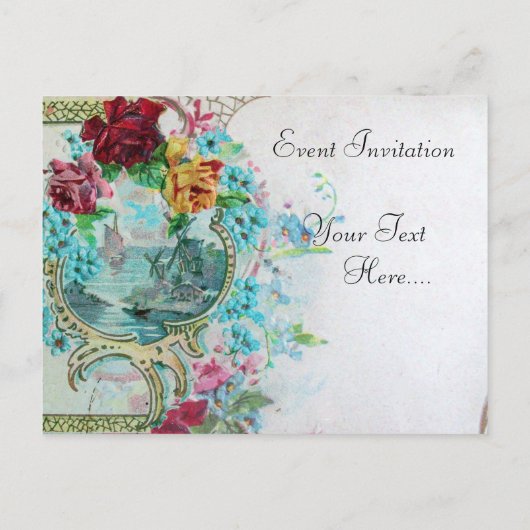 ROMANTICA 3 UITNODIGING BRIEFKAART (Achterkant)