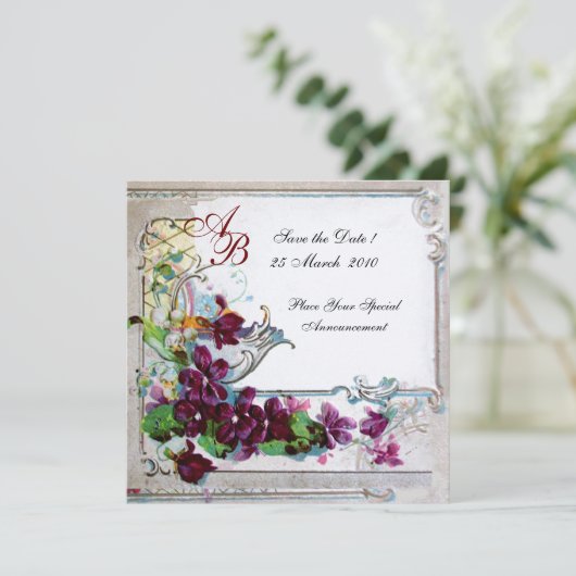 ROMANTICA  4 MONOGRAAM 2 KAART (Staand voorkant)