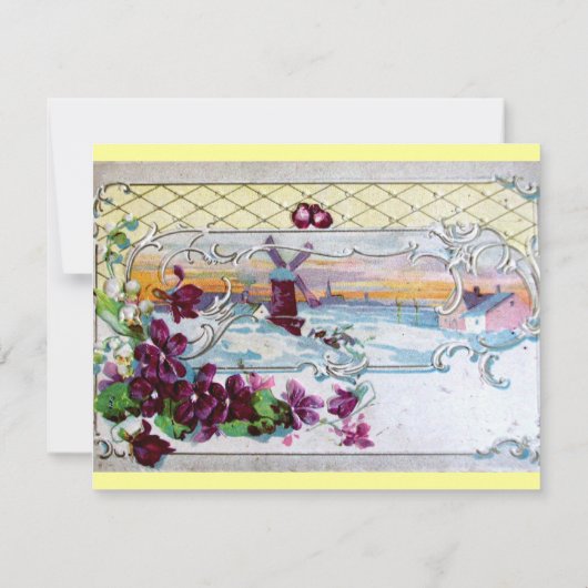 ROMANTICA 4 MONOGRAM 2 KAART (Achterkant)