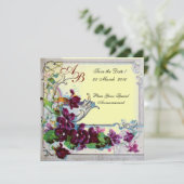 ROMANTICA 4 MONOGRAM ,Geel Kaart (Staand voorkant)