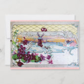 ROMANTICA  4 MONOGRAM ,Roze Kaart (Achterkant)