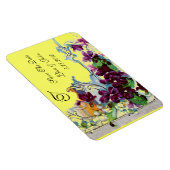 ROMANTİCA 4 MONOGRAM, sparen de Datum, groen, geel Magneet (Rechterzijde)