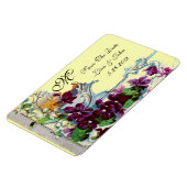 ROMANTİCA 4 MONOGRAM, sparen de Datum, groen, geel Magneet (Linkerzijde)