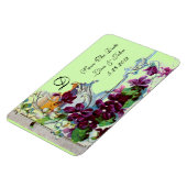 ROMANTİCA 4 MONOGRAM, sparen de Datum, groen Magneet (Linkerzijde)