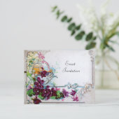 ROMANTICA 4 UITNODIGING BRIEFKAART (Staand voorkant)