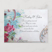 ROMANTICA BEWAREN DE DATUM AANKONDIGINGSKAART (Achterkant)