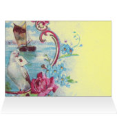 ROMANTICA, BLAUWE GEEL BLAUWE BLAUWE VLOEISTOFFEN (Binnen Horizontaal (Boven))