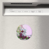 ROMANTICA Bloemslingers met violen Seringpaars Magneet (Insitu (Vaatwasser))