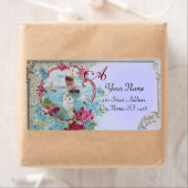 ROMANTICA, DOVE, BUURLANDSE BEELDMONOGRAM ETIKET (Insitu)