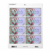 ROMANTICA, DOVE, BUURLANDSE BEELDMONOGRAM ETIKET (Full Sheet)
