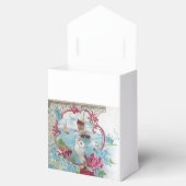 ROMANTICA ELEGANT WEDDING PINK GEM MONOGRAM White Bedankdoosjes (Geopend)