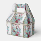 ROMANTICA ELEGANT WIT ROZE BRUILOFT MONOGRAM BEDANKDOOSJES (Achterkant)