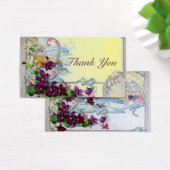 ROMANTICA Floral Rustic Wedding Favor, bedankt Visitekaartje (Bureau)