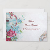 ROMANTICA  MONOGRAAM SAVE THE DATE (Achterkant)