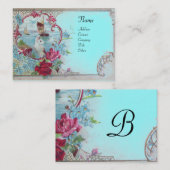 ROMANTICA MONOGRAM 2 VISITEKAARTJE (Voorkant / Achterkant)