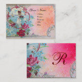 ROMANTICA MONOGRAM 3 VISITEKAARTJE (Voorkant / Achterkant)