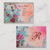 ROMANTICA MONOGRAM 3 VISITEKAARTJE (Voorkant / Achterkant)