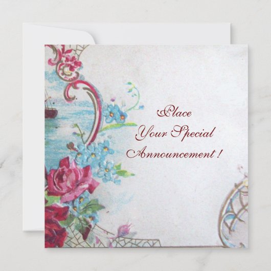 ROMANTİCA MONOGRAM AANKONDIGING (Achterkant)