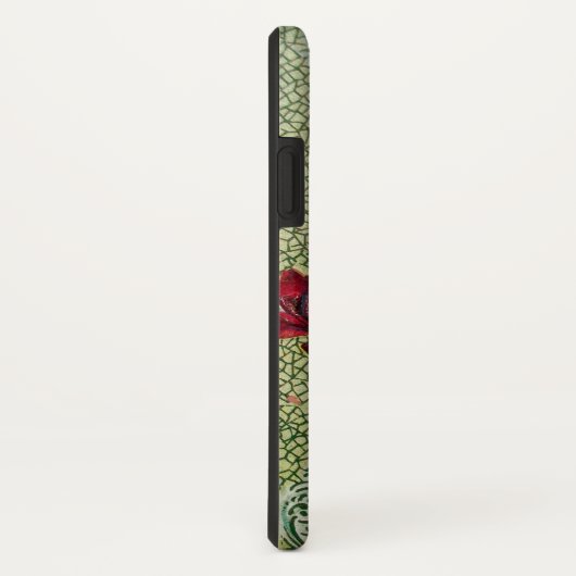 ROMANTICA MONOGRAM-ROZEN EN VLIEGVOGELS Case-Mate iPhone CASE (Achterkant/rechts)