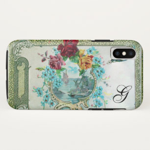 ROMANTICA MONOGRAM-ROZEN EN VLIEGVOGELS Case-Mate iPhone CASE