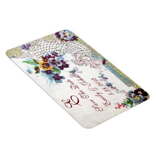 ROMANTİCA MONOGRAM, slaat de datum op Magneet (Rechterzijde)