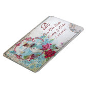 ROMANTİCA MONOGRAM, slaat de datum op Magneet (Linkerzijde)