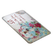 ROMANTİCA MONOGRAM, slaat de datum op Magneet (Rechterzijde)